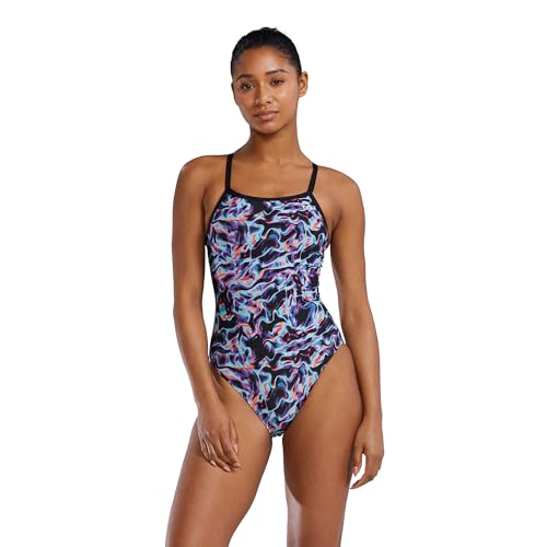 TYR Women's Standard Durafast Elite Diamondfit Swimsuit, Multi/Energia von TYR