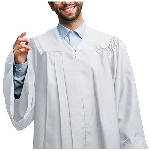 TYTUOO Kleid Taufkleidung Student Erwachsener Kleid Graduierung Religiöses Kleid Sonstiges Weste Herren Anzug (White, 54) von TYTUOO