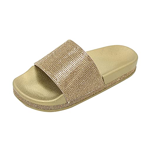 Flache Schuhe für Damen elegant Weite Espadrilles für Damen Creme Damen Herren Zehentrenner Sommer flip Flops Badelatschen Clogs Leder schwarz Damen Damen Pantolette Comfort fit Frauen Slip von TYUIOP