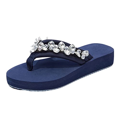 Flache Schuhe für Damen elegant bunt Latschen Damen Sommer Strand rutschfest Feste Gummi Sohle Schuhe Absatz Damen Gold Damen Slipper elegant vegan barfuss Sandalen Kinder Sandalen von TYUIOP