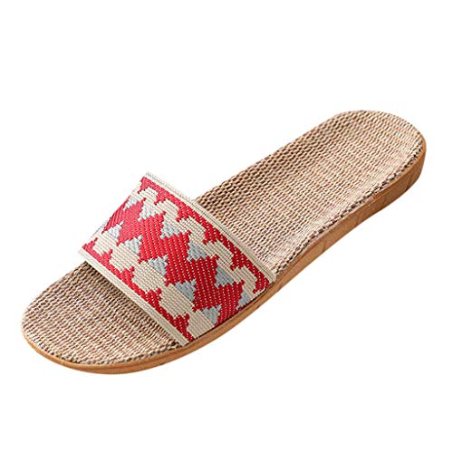 Schlappen Damen Sommer elegant Sommer Pantoletten Damen Glitzer Damen Herren Zehentrenner Sommer flip Flops Badelatschen Clogs Leder Damen 39 Damen Pantolette hochwertiges echtes Leder von TYUIOP