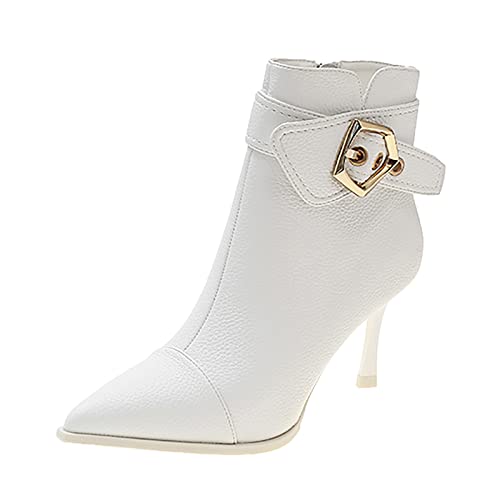 Silberne Pumps Damen hohe Schuhe Damen elegant mit schnürung Brautschuhe glänzende stöckelschuhe Silber Schuhe Damen Damen Klassische Pumps Frauen Absatzschuhe fußbett weiße Sandalen Damen von TYUIOP