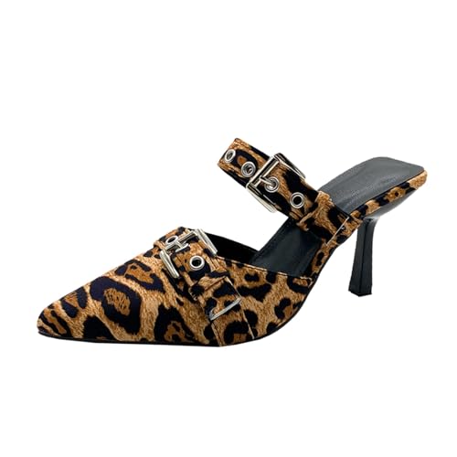 Slingpumps Damen Pumps Damen weiß 41 Damen Pumps Strass high Heels Colorblock-Schuhe Schuhe Damen Sandalen Damen Pumps Sandale Pumps mit verstellbarem Leder-Zehenring Sandalen Pumps Damen von TYUIOP