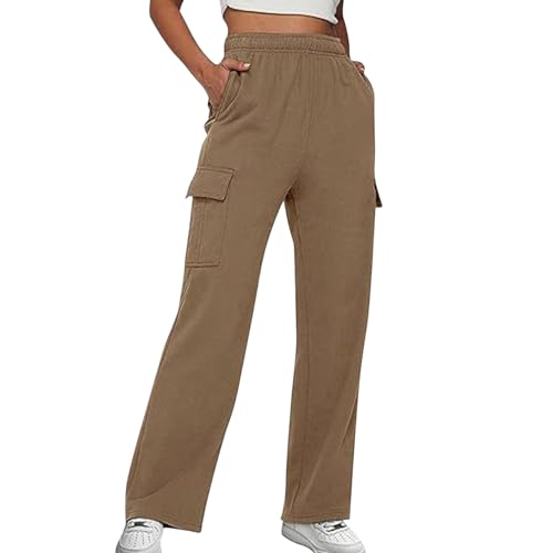 TYUIOP Cargo Hosen Damen Cargo Hosen mit Taschen high Waist Cargo Cargohose Damen schwarz Baggy Cargohose Damen Jeans Stretch Hosen für Damen Hosen für Damen Cargohosen Cargohose Damen von TYUIOP