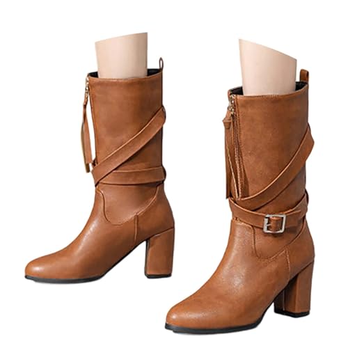 TYUIOP Damen Boots Chelsea Mit Niedrigem Absatz Spitze Zehen Freizeitschuhe Herbst Winter Damenstiefel Schwarz Braun Overknees Stiefel Stiefeletten Flacher Festival Glitzer TYUIOP Damen Boots Chelsea Mit Niedrigem Absatz Spitze Zehen Freizeitschuhe Herbst Winter Damenstiefel Schwarz Braun Overknees Stiefel Stiefeletten Flacher Festival Glitzer von TYUIOP