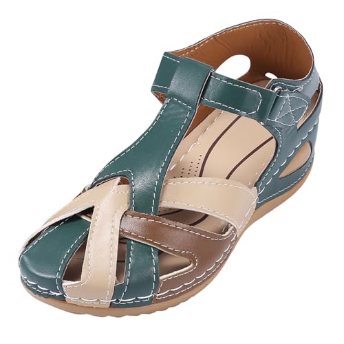TYUIOP plateau sandalen espadrilles für damen leder sandaletten, frauen sommer weiß einfarbig damenschuhe größe 43 elegant schuhe von TYUIOP