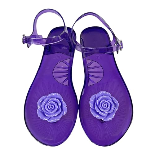 TYUIOP sport- & outdoorsandalen für damen flache schuhe elegant strand freizeit flach sandalette größe 34-44 sandalen sommer t-riemen damenschuhe von TYUIOP