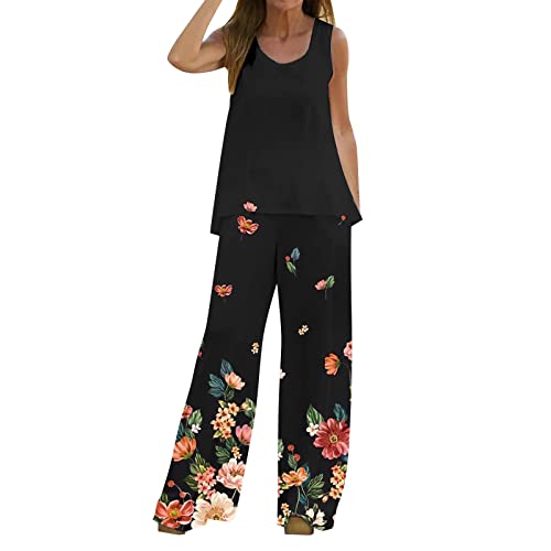 TYUIOP leinen Zweiteiler Damen lang Tracksuit Hosenanzug elegant festlich Blazer zweiteiliges Freizeitanzug große größen Sommer Romper von TYUIOP