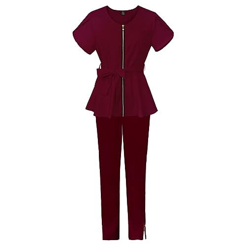 TYUIOP Zweiteiler Damen elegant Summer Outfits for Women Sport Sets hosenanzüge für zweiteilig Hosenanzug sportlich Sommer Casual Playsuit Romper von TYUIOP