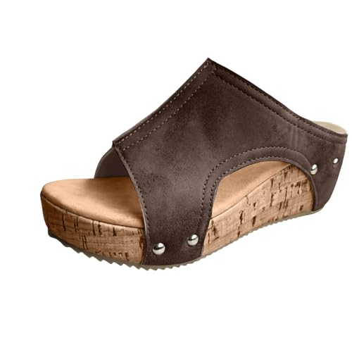 TYUIOP schwarze sandalen damen flache schuhe für zehentrenner sandale sandaletten gold rückengurt damenschuhe größe 43 pumps weisse weiche von TYUIOP