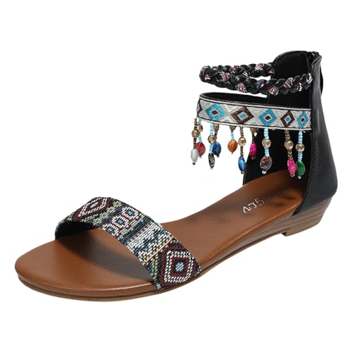 TYUIOP damen sandalen bequem espadrilles sandale die elegante für den sommer weiss geschlossene kappe damenschuhe weite h schuhe von TYUIOP