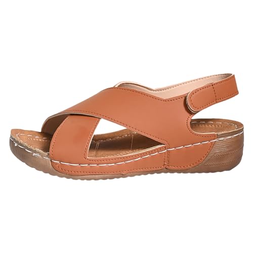 TYUIOP wandersandalen damen espadrilles sandalen für sandale mit absatz sandaletten weiß t-riemen damenschuhe sneaker elegant von TYUIOP