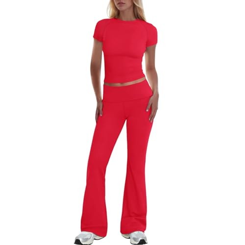 TYUIOP Trainingsanzug Damen Zweiteiler Anzug Jumpsuit Sommer Overall elegant festlich Hochzeit Hosenanzug Party von TYUIOP