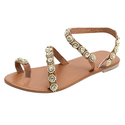 TYUIOP barfuss sandalen kinder clogs mit fussbett damen flache sandale mit strass perlen sandalen 35 damen damen sandalette sling sandale mit strass größe 36-42 sandalen damen mit absatz damen von TYUIOP