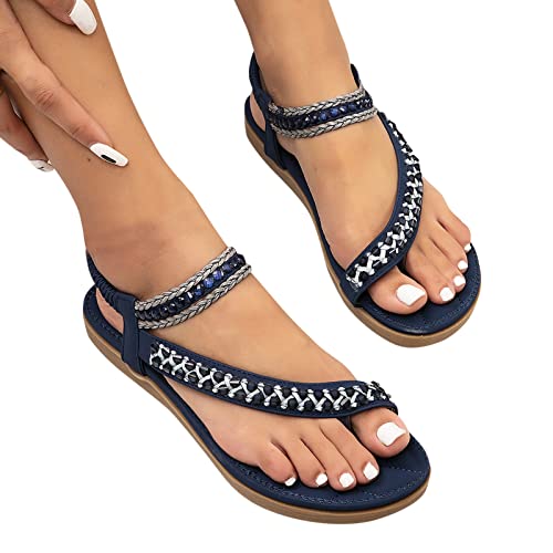 TYUIOP barfuss sandalen kinder mules damen silber strand schuhe freizeit flach sandalette größe 34-44 sandalen 24 damen damen sandale mit strass größe 36-42 sandalen damen schwarz 42 flache von TYUIOP