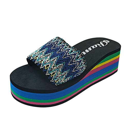 TYUIOP damen big buckle 38 sommer pantoletten damen weite damen herren zehentrenner sommer flip flops badelatschen schuhe absatz schwarz damen sandale hochwertiges echtes leder römersandalen von TYUIOP