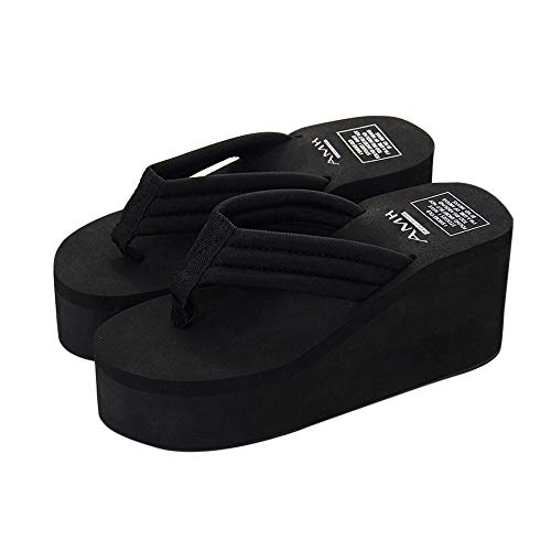 TYUIOP plateau sandalen damen barfuss sandalen damen damen freizeitsandale mit riemchen pull on flip flops damen herren sport zehentrenner bequeme damen sandalen mit keilabsatz damen von TYUIOP