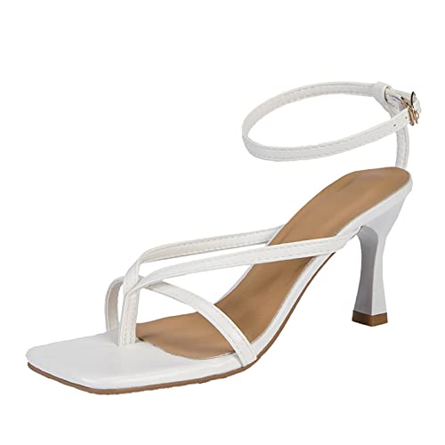 TYUIOP sandalen 31 damen pumps damen grau 39 damen pumps mit hohem blockabsatz und geschlossener schwarze sandalen mit absatz offene zehen knöchelriemen sommerschuhe frauen leder-zehenring von TYUIOP