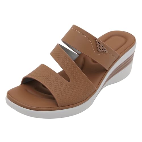 TYUIOP sandalen damen 42 barfuss sandalen kinder strand schuhe freizeit flach sandalette gr??e 34-44 doppelring strand zehentrenner beach pool gr??e 36-41 sommer hausschuhe damen pantoletten von TYUIOP