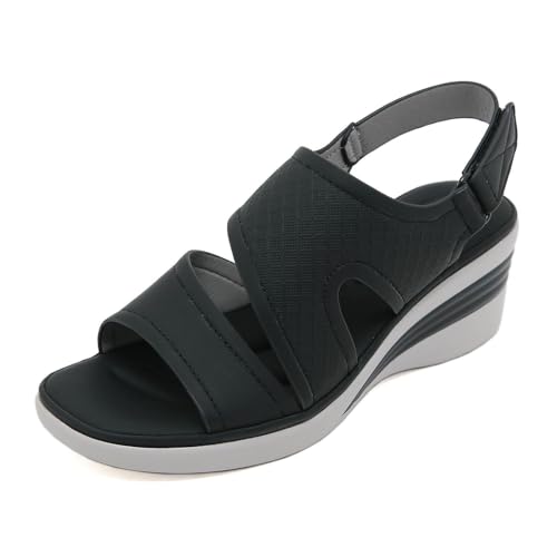 TYUIOP sandalen damen mit absatz barfuss sandalen kinder damen freizeitsandale mit riemchen rei?verschluss strand komfort strand plattform sandalen badelatschen pantoletten mit weichem von TYUIOP