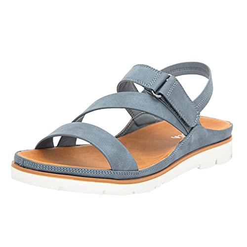 sandalen damen sommer bequem barfuss sandalen kinder damen sandalen leder sommer schnürung wasserdichte damen-strandsandalen beach pool wei?e sandalen flach pantoletten damen von TYUIOP