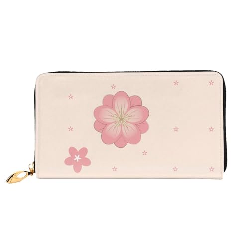 TYUMH Kleine rosa Kirschblüten-Geldbörse aus Leder mit 12 Kartenfächern und 3 vollen Fächern für Bargeld, entworfen für modische Frauen. TYUMH Kleine rosa Kirschblüten-Geldbörse aus Leder mit 12 Kartenfächern und 3 vollen Fächern für Bargeld, entworfen für modische Frauen. von TYUMH
