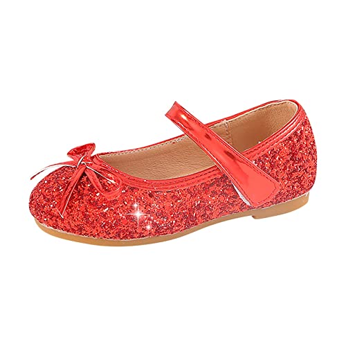 TYUSGH Mädchen Pailletten Kleid Flats Kinder Mary Jane Flache Brautparty Glitzer Prinzessin Hochzeit Sparkly Brautjungfer Schuhe Ballett Flach mit Schleife, rot, 31 EU TYUSGH Mädchen Pailletten Kleid Flats Kinder Mary Jane Flache Brautparty Glitzer Prinzessin Hochzeit Sparkly Brautjungfer Schuhe Ballett Flach mit Schleife, rot, 31 EU von TYUSGH