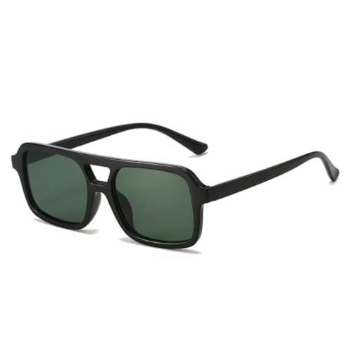 TYUVIVO Beliebte Mode Sonnenbrillen Damen Clear Ocean Gradient Lens Eyewear Herren UV400 (schwarz grün) von TYUVIVO