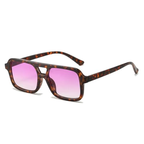 TYUVIVO Beliebte Mode Sonnenbrillen Damen Clear Ocean Gradient Lens Eyewear Herren UV400 (schwarz pink) von TYUVIVO