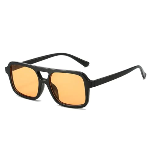 TYUVIVO Beliebte Mode Sonnenbrillen Damen Clear Ocean Gradient Lens Eyewear Herren UV400 (schwarzer Champagner) von TYUVIVO