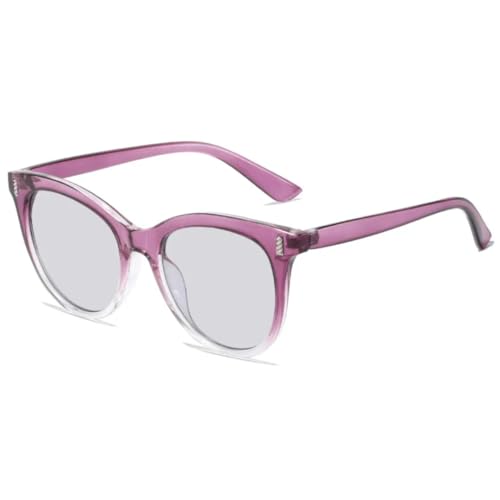 TYUVIVO Beliebte Mode Sonnenbrillen Damen Retro Candy Color Herren Punk UV400 (lila) von TYUVIVO