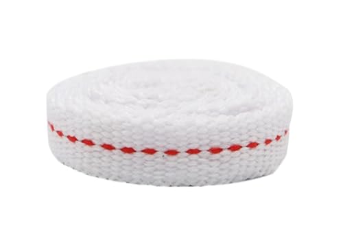 TYUrmiui Schnürsenkel, Weiße und rote Polyester-Schnürsenkel passend zu den Schnürsenkeln for Freizeitschuhe aus Segeltuch for Damen von TYUrmiui