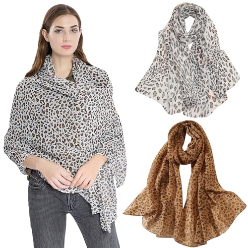 TYXHXTF 2 Pcs Stola Damen Sommer Chiffon Schal Festliche Halstuch Schals Tücher Ganzjährig für Abendkleid Hochzeit von TYXHXTF