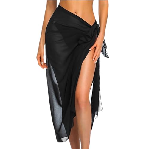TYXHXTF Damen Sarong Strand Wrap Bikini Cover up Lang Wickelrock Beach Wrap Multifunktional Einheitsgröße über Badeanzügen TYXHXTF Damen Sarong Strand Wrap Bikini Cover up Lang Wickelrock Beach Wrap Multifunktional Einheitsgröße über Badeanzügen von TYXHXTF