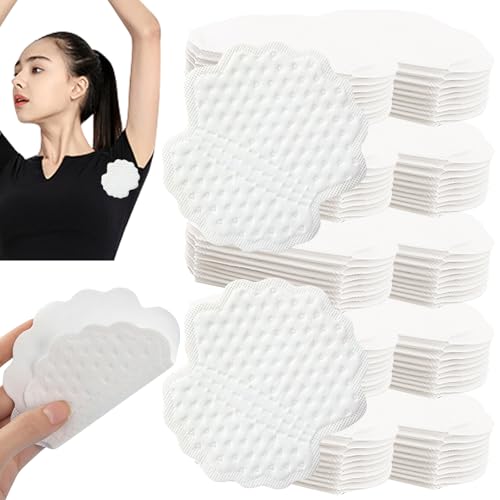 TYXHXTF Pack of 100 Underarm Pads, Self-Adhesive Armpit Sweat Pads, Comfortable Disposable Antiperspirant Sweat Pads for Men and Women von TYXHXTF