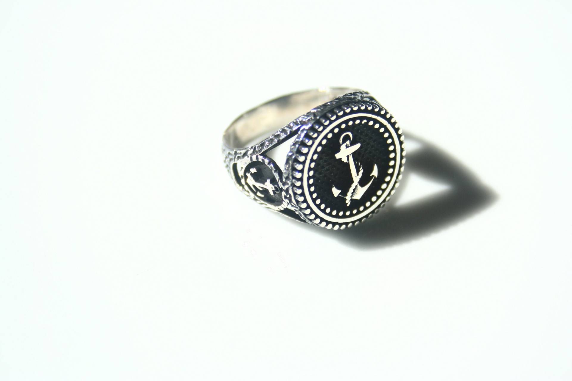 Anker Ring, Herrenring, Herrenschmuck, Ringe Für Männer, 925 Sterling Silber Ring Geschenke Husbund von TZCJewelry