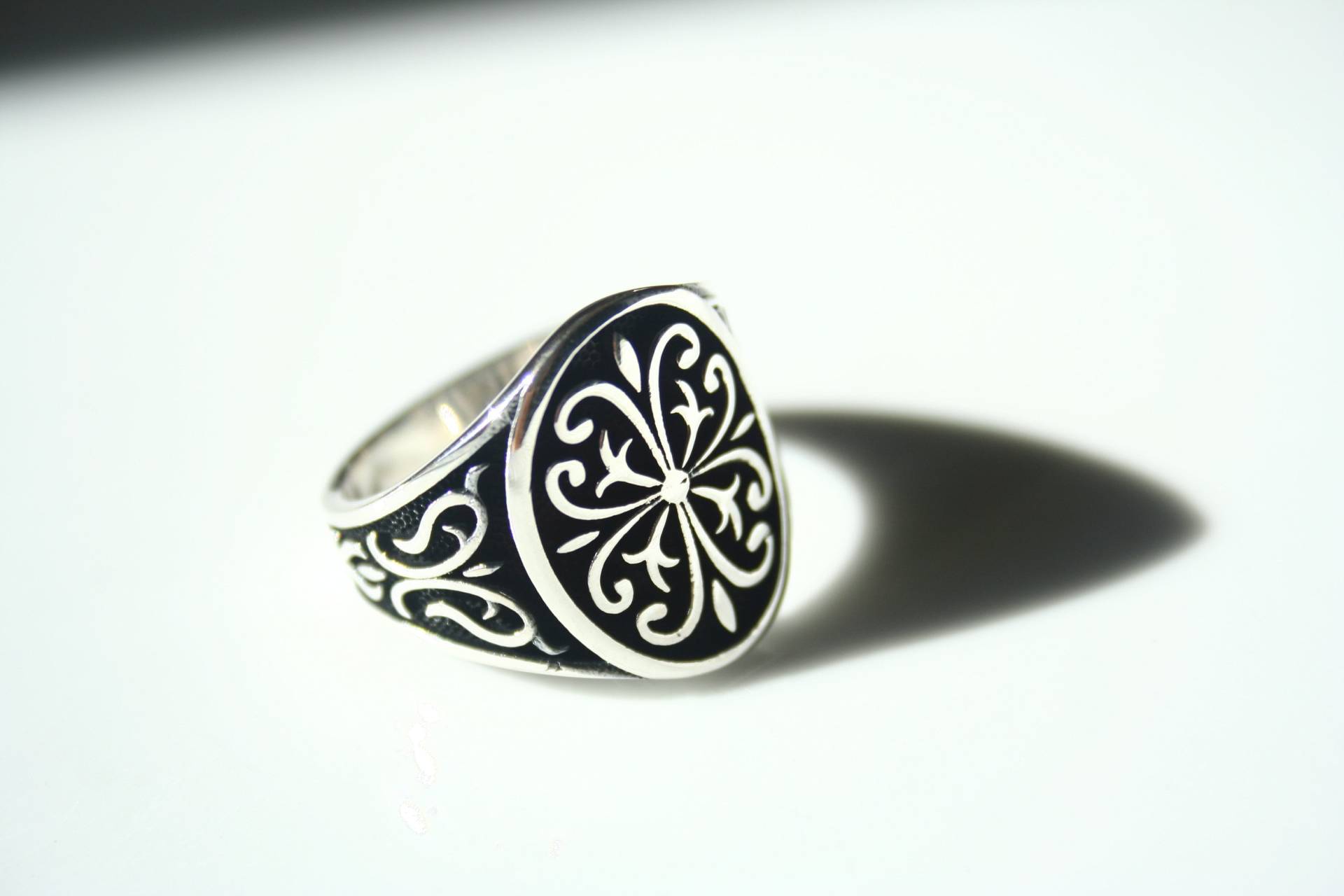 Barock Ring, Herrenring, 925 Sterling Silber Ring Für Männer, Männerring, Siegelring, Herrenschmuck, Geschenk Husbund von TZCJewelry