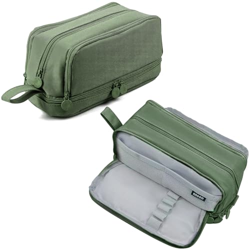 TZEKING Federmäppchen Große Kapazität,4 Fächer Pencil Cases,Mäppchen Mädchen Teenager,Pencil Case,Mäppchen Reißverschluss,Mädchen Mäppchen,Langlebig Federtaschen,Schreibwaren Stifttasche Tragbare von TZEKING