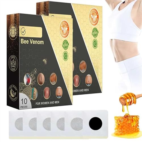 Bienengift Pflaster 20 Stück Bee Venom Pflaster Patch Bee Venom Pflaster Geeignet für Frauen und Männer von TZQFROCE