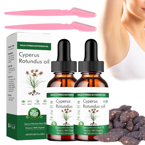 2 Stück Cyperus Rotundus Oil Haarentfernungsöl zur Reduzierung des Haarwachstums glatte Haut & Haarentfernung Feuchtigkeitsspendendes für Frauen und Männer ideal für alle Hauttypen 2 Stück Cyperus Rotundus Oil Haarentfernungsöl zur Reduzierung des Haarwachstums glatte Haut & Haarentfernung Feuchtigkeitsspendendes für Frauen und Männer ideal für alle Hauttypen von TZQFROCE