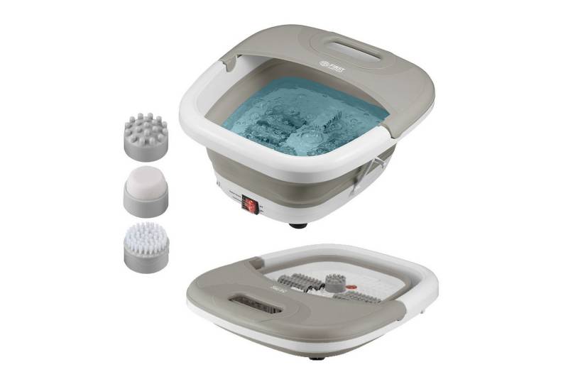 TZS FIRST AUSTRIA Fußmassagegerät Klappbares Fußsprudelbad, mit Heizung, Infrarotlicht, 450W, Zuschaltbare Wärme & LED-Rotlicht von TZS FIRST AUSTRIA