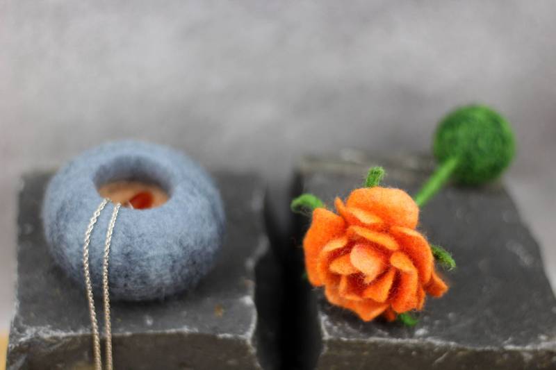 Kleine, Gefilzte Ringschachtel Aus Wolle. Nachhaltiges Geschenk. Verlobung Idee von TaFiOLand