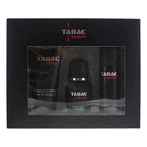 Geschenkset Eau de Toilette Spray 30 ml + Shower Gel & Shampoo 75 ml + Deodorant Spray 50 ml 1 Stk. von Tabac Original