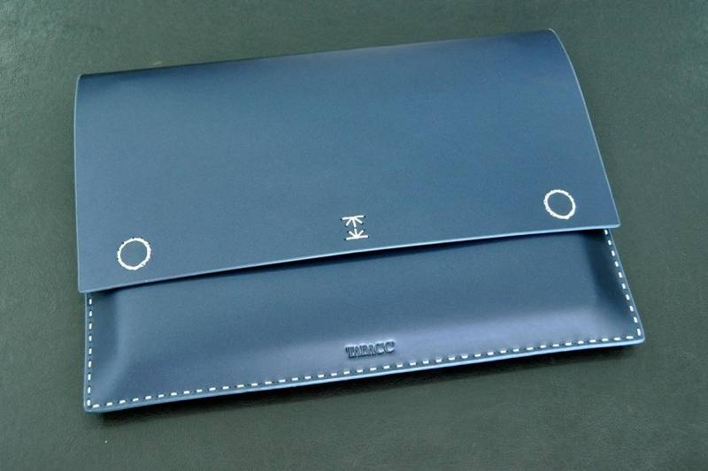 Handgefertigte Vollleder Macbook Tasche 13-Zoll-Laptop von TabaccLeatherHouse