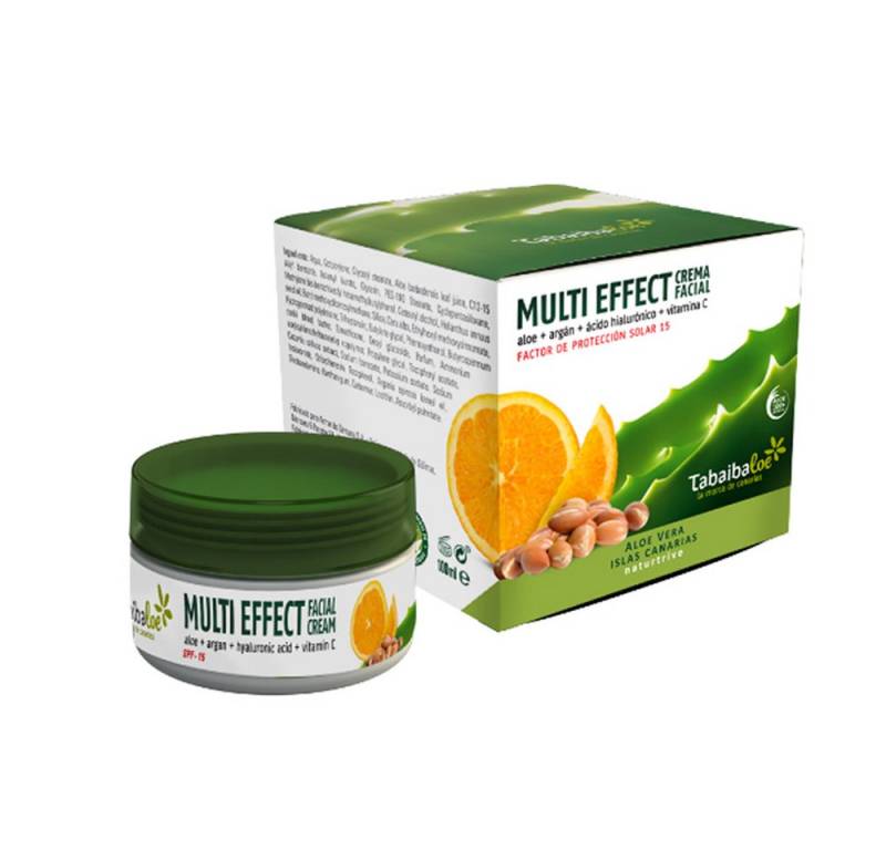 Tabaibaloe Gesichtspflege Tabaibaloe Aloe Vera Multi-Effect Gesichtscreme mit Vitamin C 100ml von Tabaibaloe