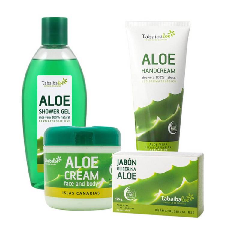 Tabaibaloe Pflege-Geschenkset Tabaibaloe Aloe Vera Geschenkset 4-Teilig von Tabaibaloe