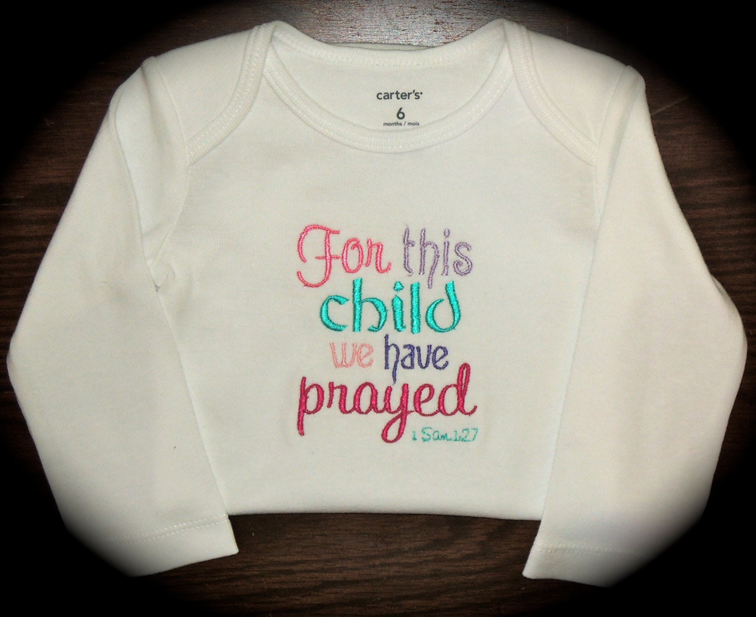 Für Dieses Kind Haben Wir Betete Ich Samuel 0127 Body | Personalisierung Erhältlich von Tabitha942