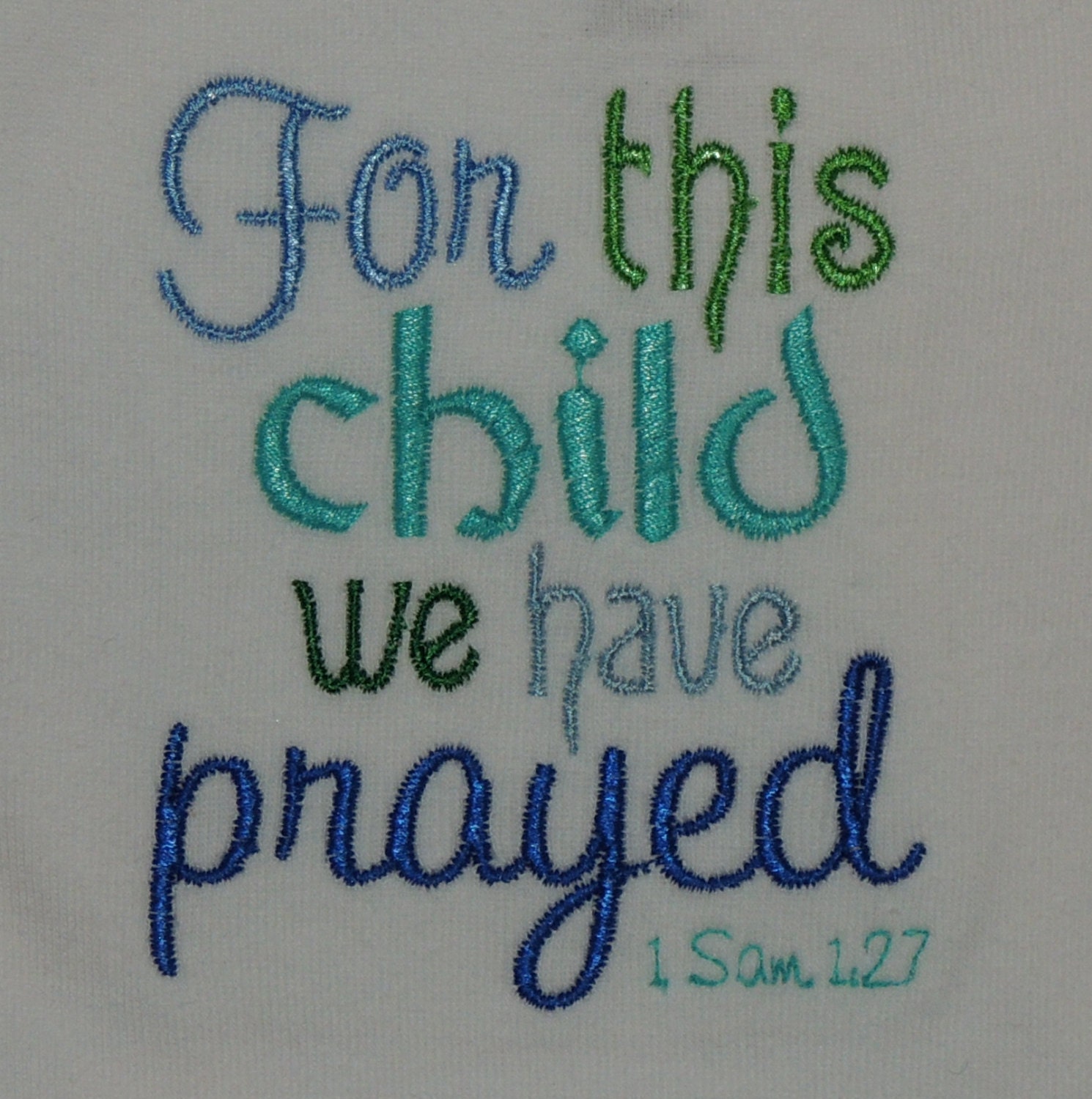 Für Dieses Kind Haben Wir Gebetet I Sam 127 Onesie | Personalisierung Verfügbar von Tabitha942