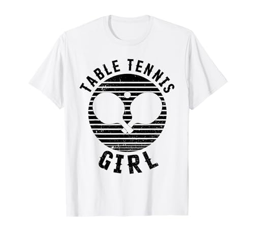 Tischtennis-Mädchen T-Shirt von Table Tennis Girls