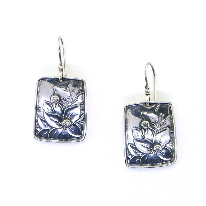 Tabra Blumenprägung Ohrringe - Ee1063 Tabra Blumenprägung Ohrringe - Ee1063 von TabraInternational